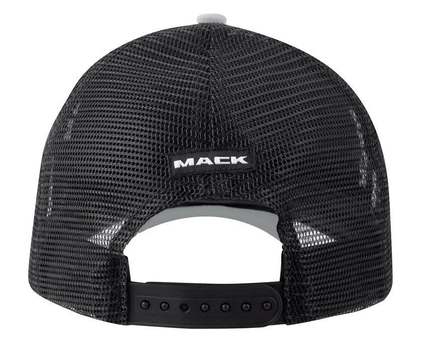 Mack 2Tone Curved Trucker Cap (MKBAM2401SG0000) Silver/Grey OSFM - Image 2