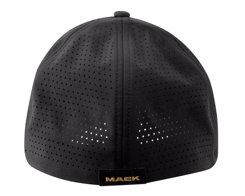 Mack Fitted Curved 6 Panel Cap (MKFLP2401BB0000) Black OSFM - Image 3
