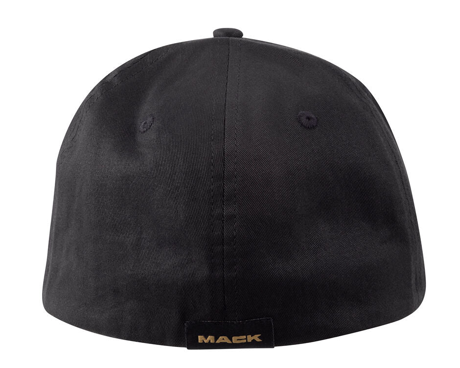 Mack Fitted Curved 6 Panel Cap (MKFLX2402BB0000) Black One Size - Image 3