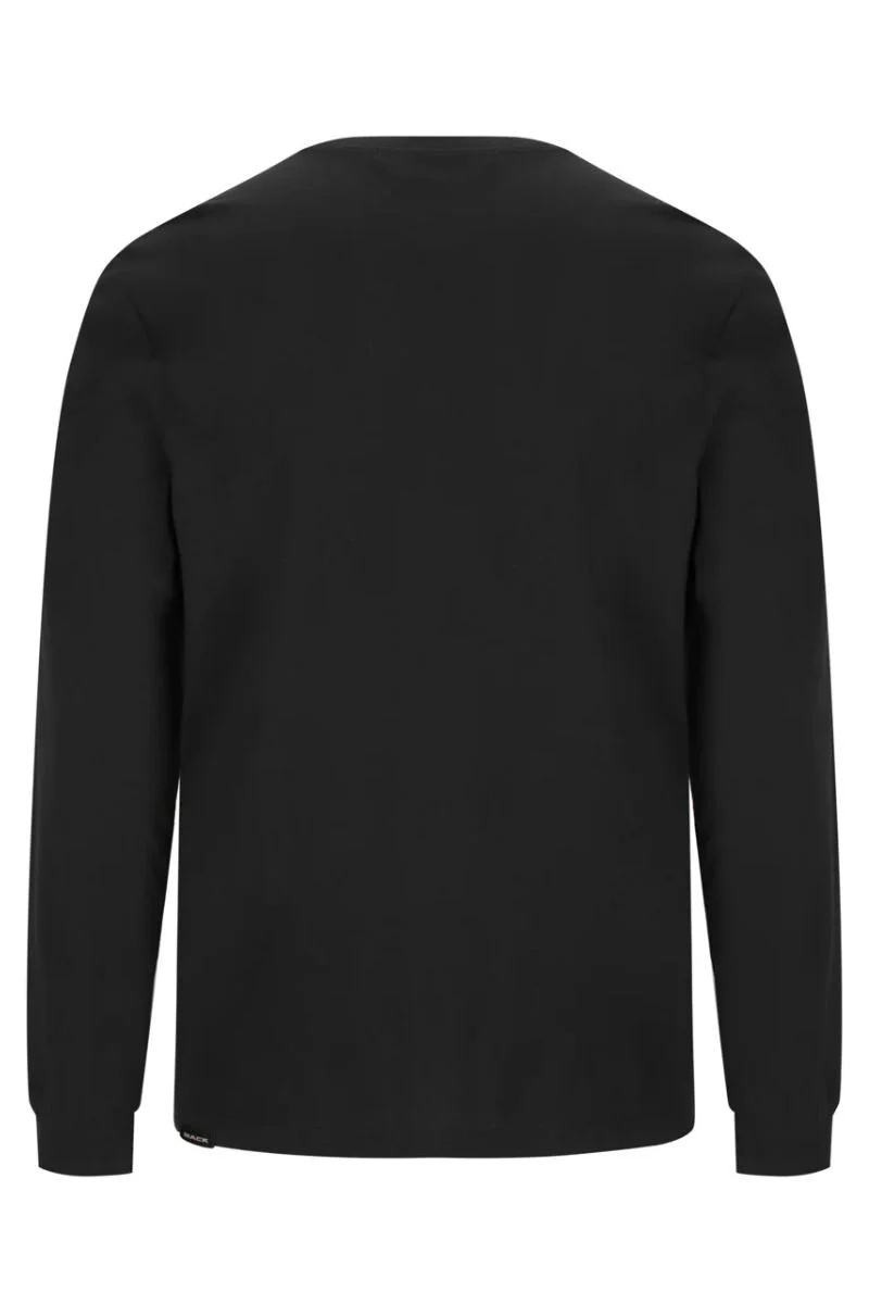 Mack Mens Classic L/S Tee (MKLSCT001BB) Black - Image 2