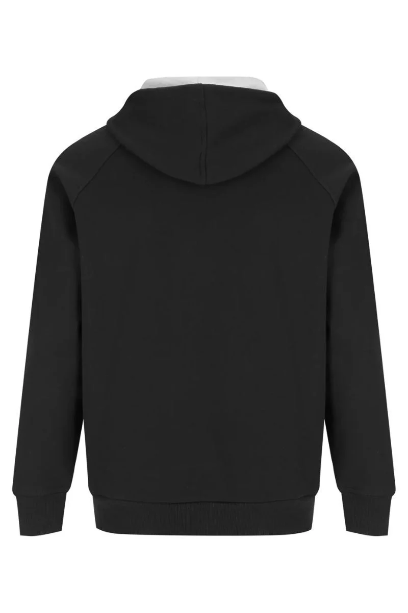 Mack Mens Pullover Raglan Hoodie (MKPCHR001BB) Black - Image 2