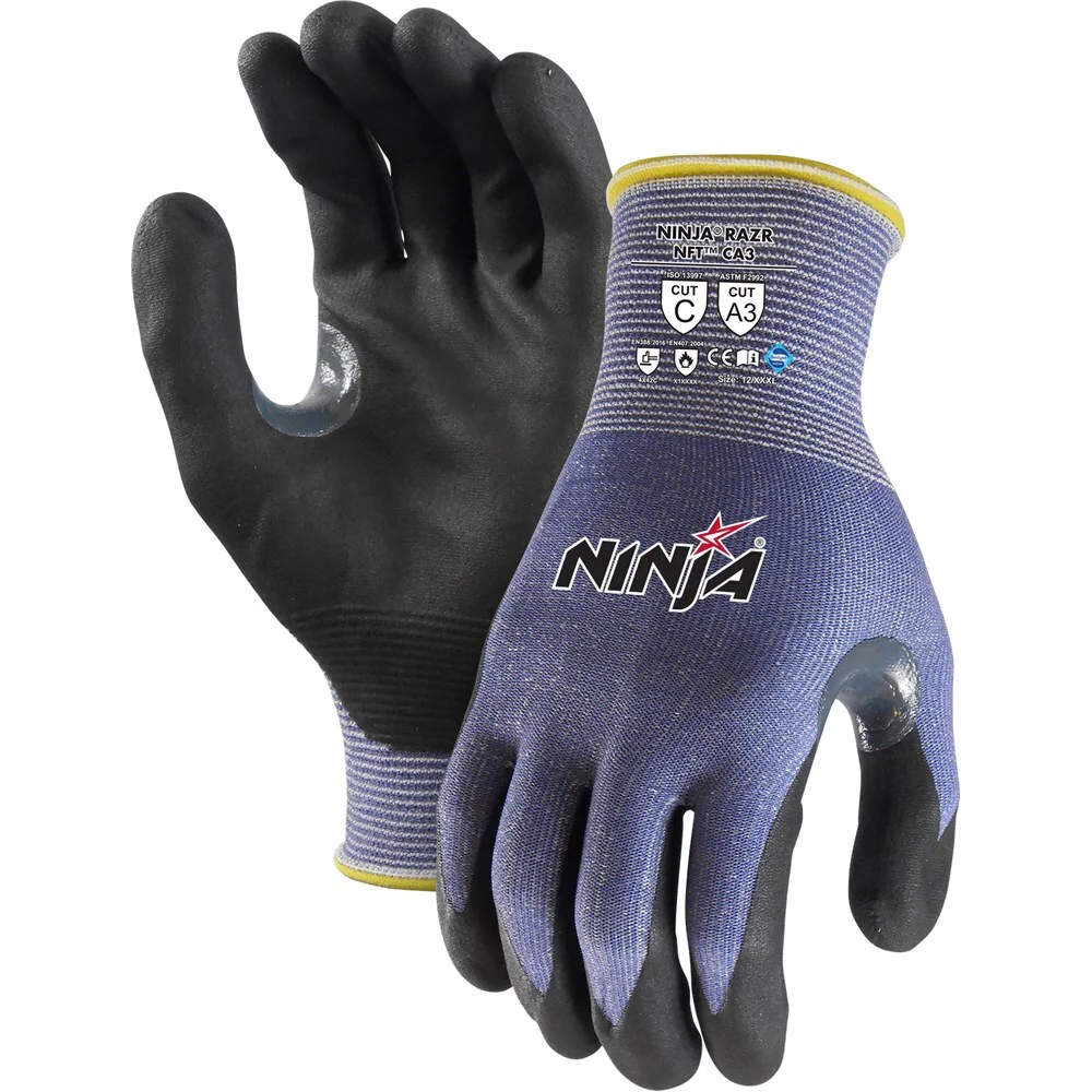 Mack Ninja Razr NFT CA3 Gloves (NIMAXIMC5BL) Blue - Image 2