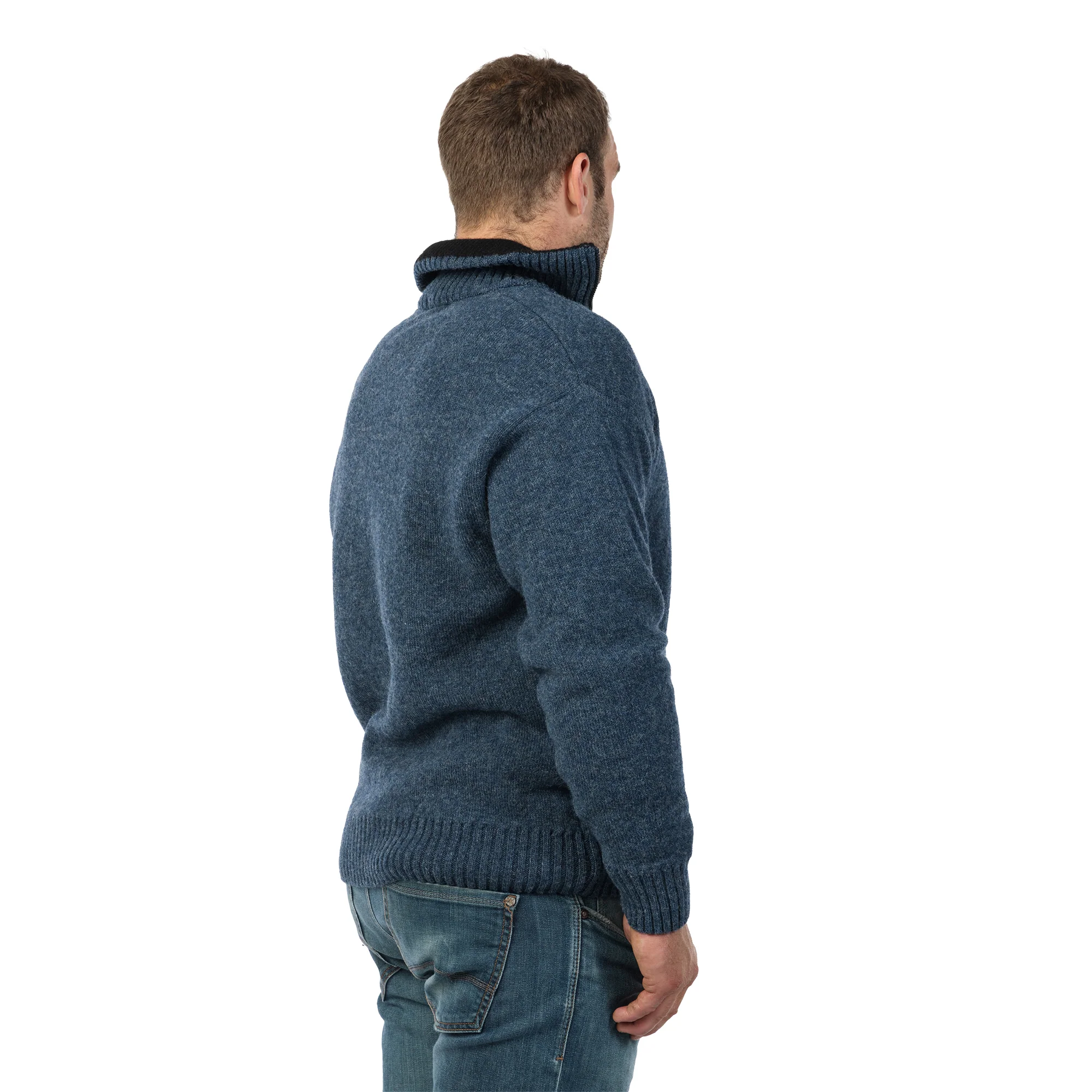 MKM Mens The Tasman Sweater (MS1645) Flint - Image 6