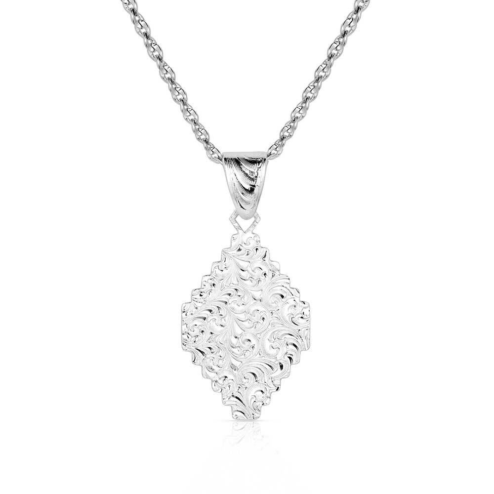 Montana Silversmiths Diamond of the West Turquoise Necklace (NC5661) - Image 2