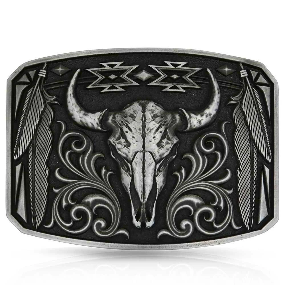 Montana Silversmiths Legend and Pride Buckle (A1037S)