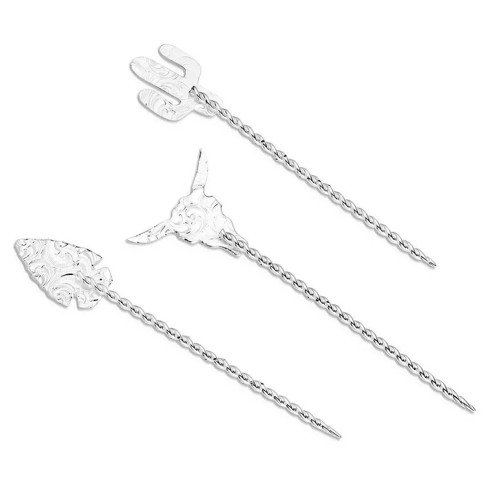 Montana Silversmiths Montana Hat Picks - 3 Pack (HPK100) - Image 2