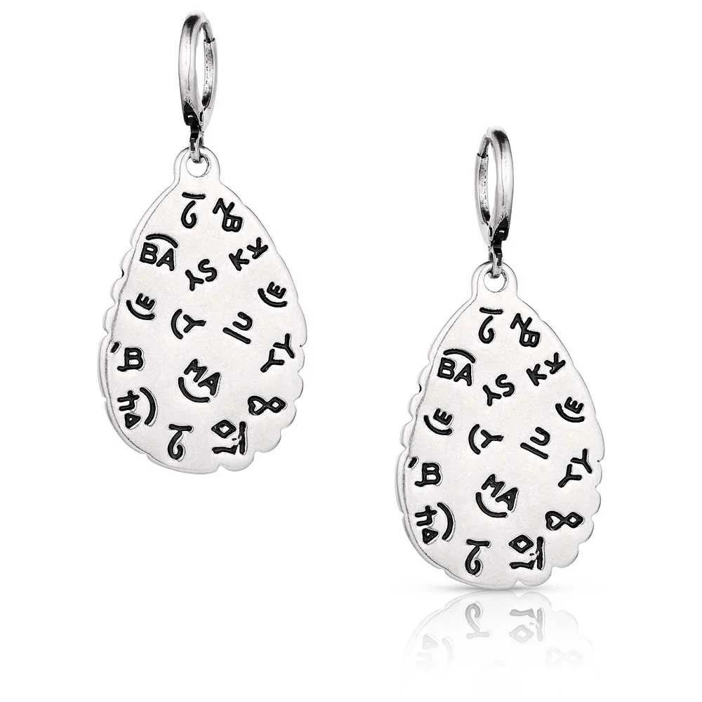 Montana Silversmiths Prickly Pear Turquoise Earrings (ER6126) - Image 2