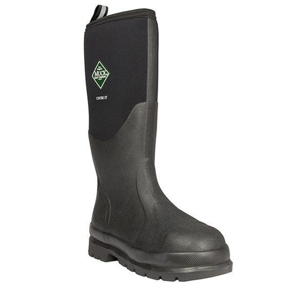 Muck Boots Unisex Chore Steel Toe Boots (MCHS000A) Black - Image 2