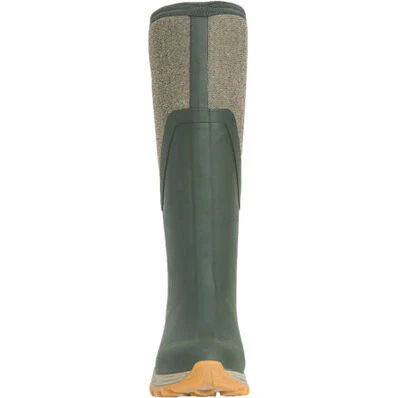 Muck Boots Womens Artic Sport II Tall Boots (MAS2T3TW) Dark Olive/Herringbone - Image 3