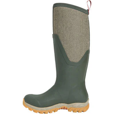 Muck Boots Womens Artic Sport II Tall Boots (MAS2T3TW) Dark Olive/Herringbone - Image 5