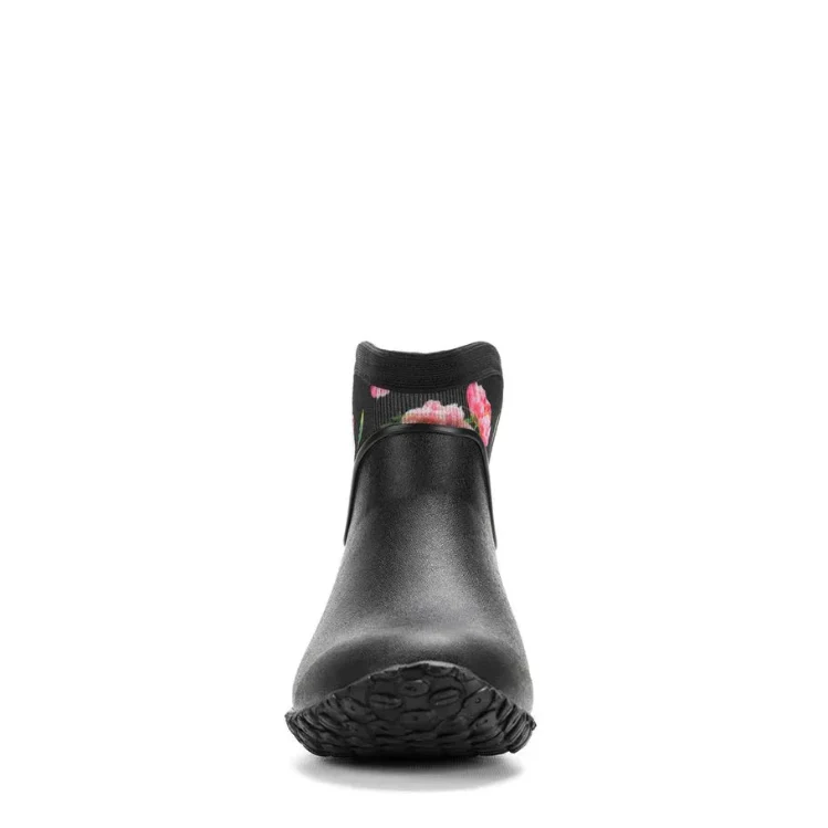 Muck Boots Womens Muckster II Ankle Boots (MM2AW1ROS) Black/Roses - Image 3