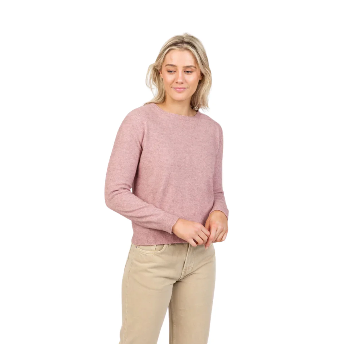 Native World Womens Classic Crop Sweater (NB870) Lily
