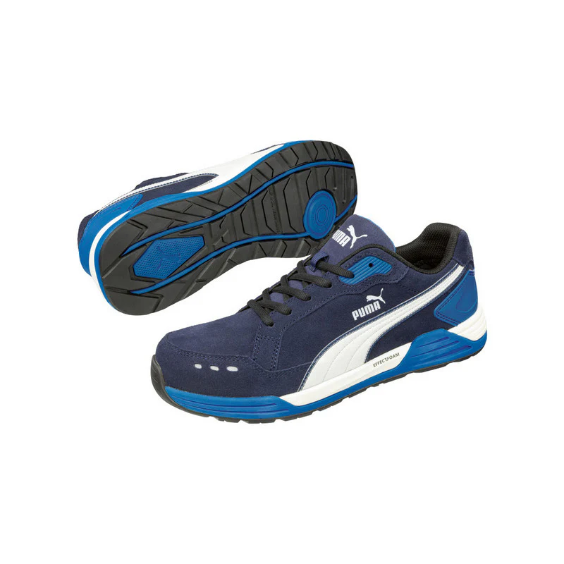 Puma Mens Airtwist Safety Shoes (644627) Blue/White - Image 2