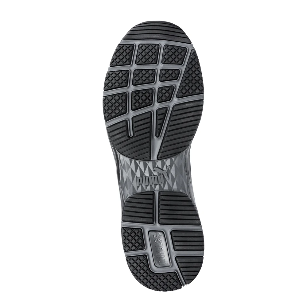 Puma Mens Relay Safety Shoe (643837) Black/Grey Vegan - Image 6