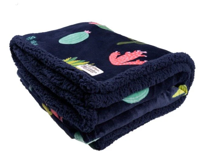 Pure Western Cactus Snuggle Rug (PCP2971RUG) Navy - Image 2