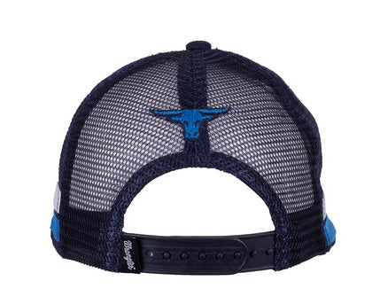 Pure Western Childrens Brock Trucker Cap (P4W3904CAP) Navy/Charcoal Marle OSFM [SD] - Image 2