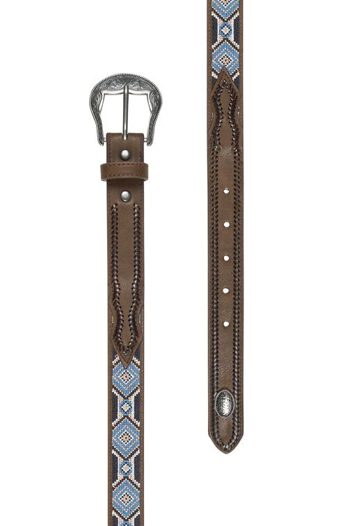 Pure Western Childrens Warren Belt (P5S7932BLT) Tan/Multi [SD] - Image 2