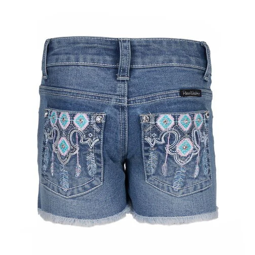 Pure Western Girls Bailey Denim Shorts (PCP5305149) Retro Blue