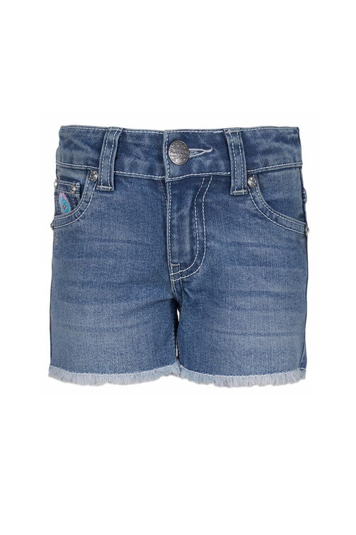Pure Western Girls Bailey Denim Shorts (PCP5305149) Retro Blue - Image 3