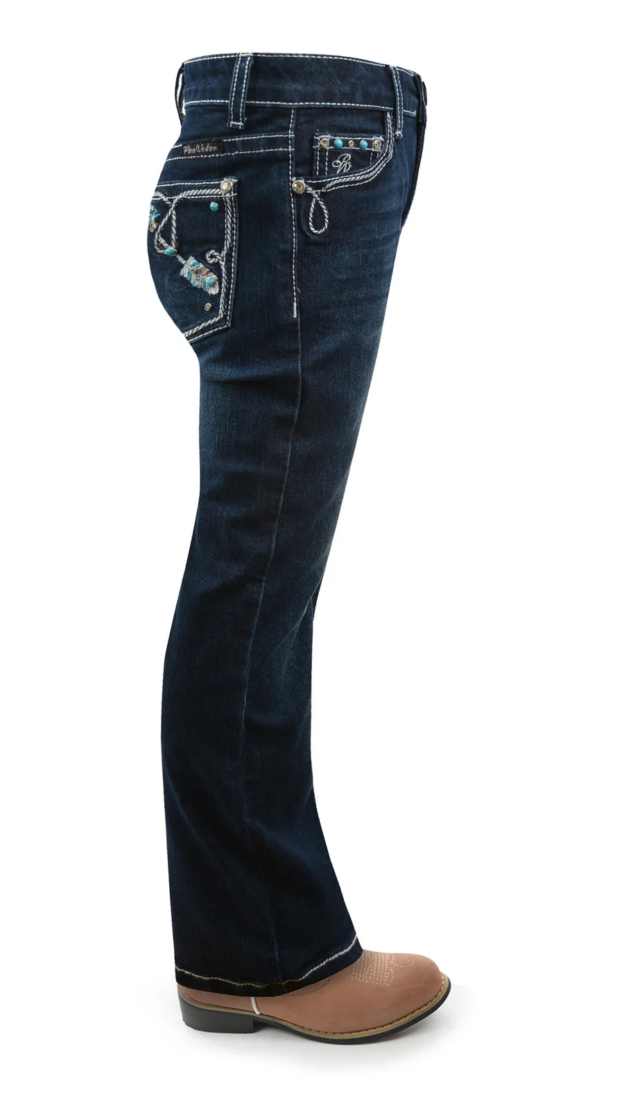 Pure Western Girls Rhian Bootcut Jeans (PCP5201573) Darkest Night - Image 2