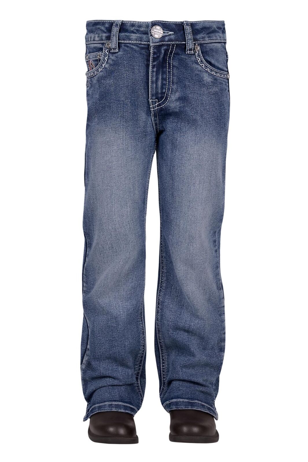 Pure Western Girls Rue Straight Fit Jeans (PCP5212037) Moonshine - Image 3