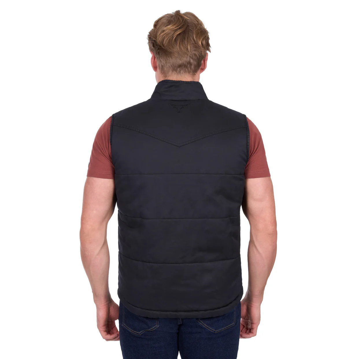 Pure Western Mens Trevor Reversible Vest (P6W1603180) Charcoal - Image 4