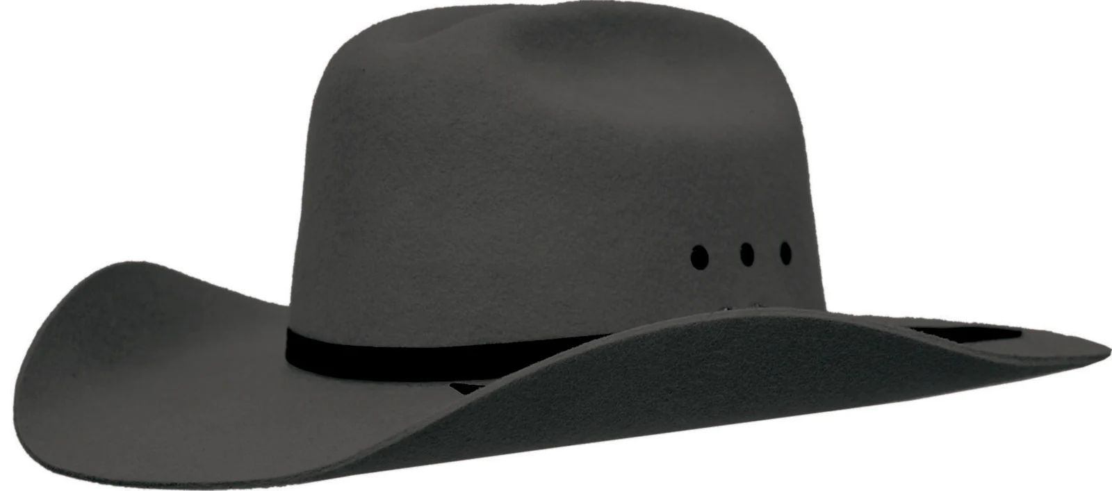 Pure Western Tornado Wool Felt Hat (PCP2004002) Gunmetal Grey - Image 10