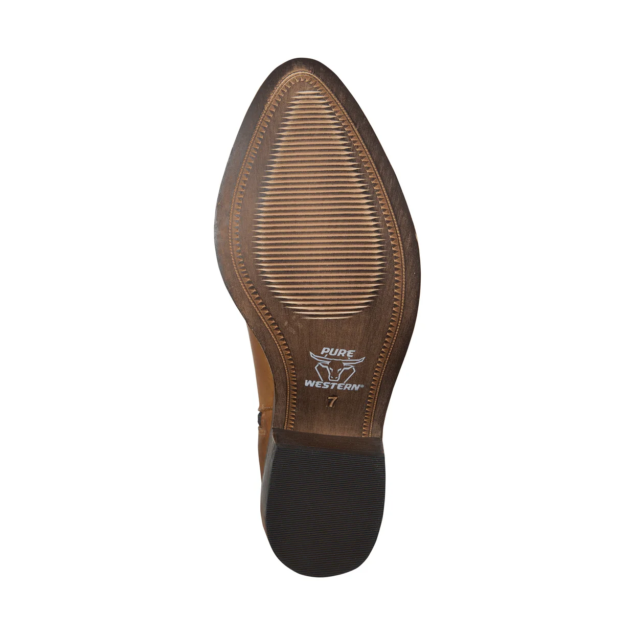 Pure Western Womens Conroe Western Boots (P6W28478) Tan - Image 2