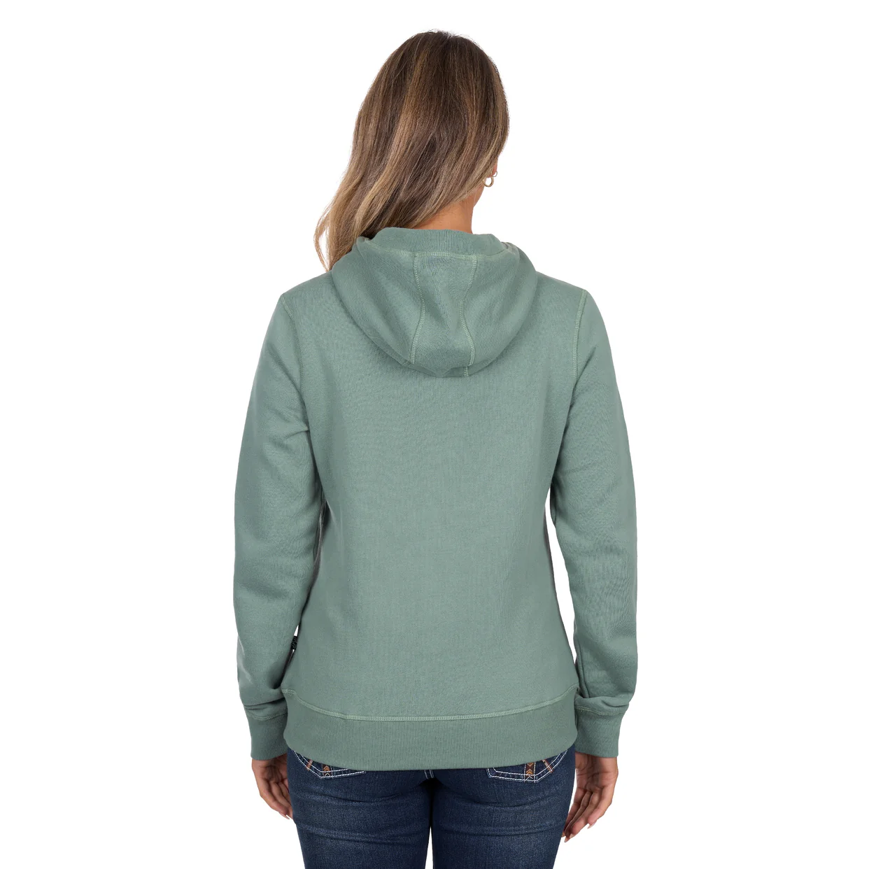 Pure Western Womens Libbie Hoodie (P6W2501213) Green - Image 3