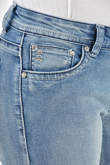 Pure Western Womens Steer Bootcut Jeans - 32 Leg (PCP2211733) Moonshine - Image 4