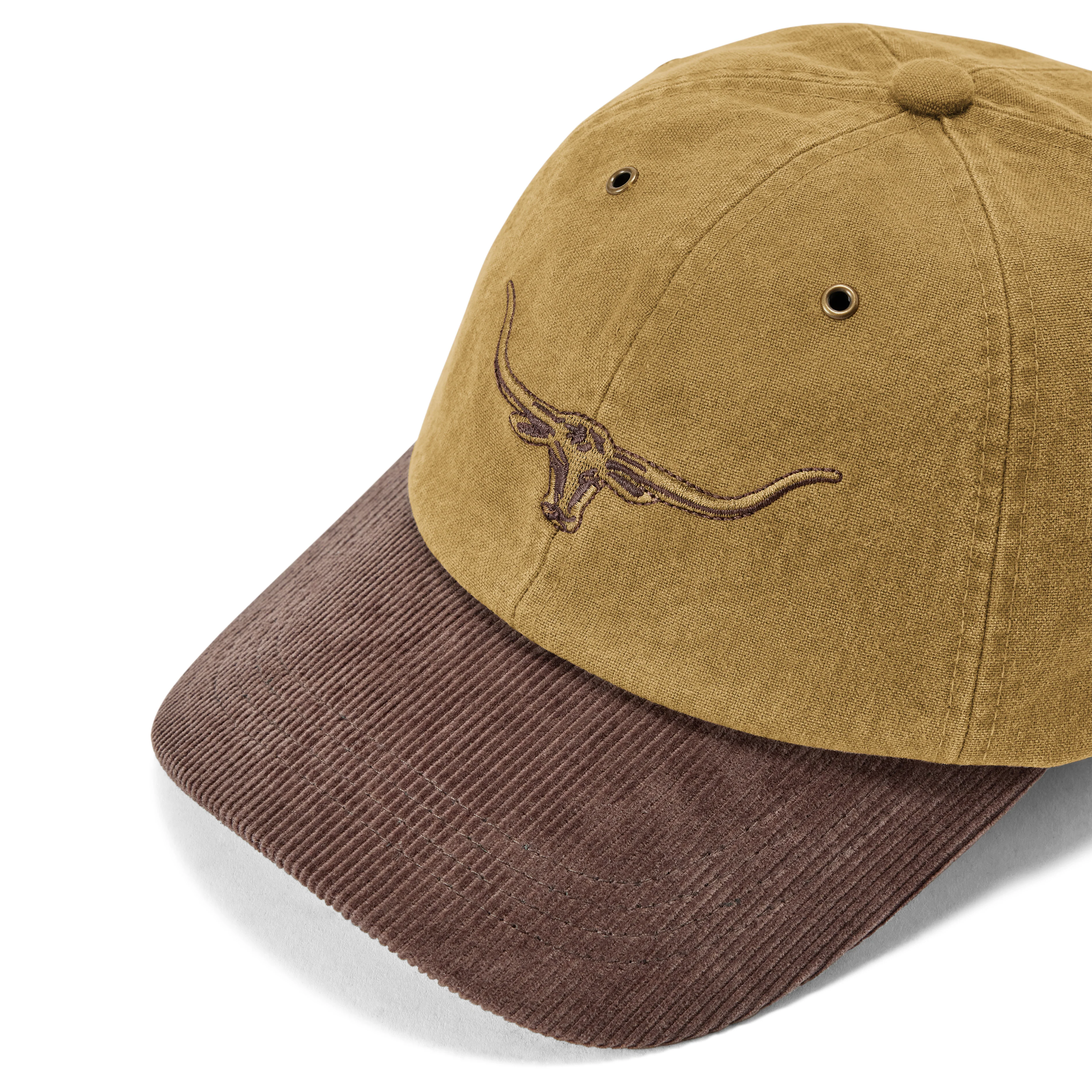R.M.Williams Longhorn Wax Cotton Cap (ACX9OWA01) Tan - Image 2