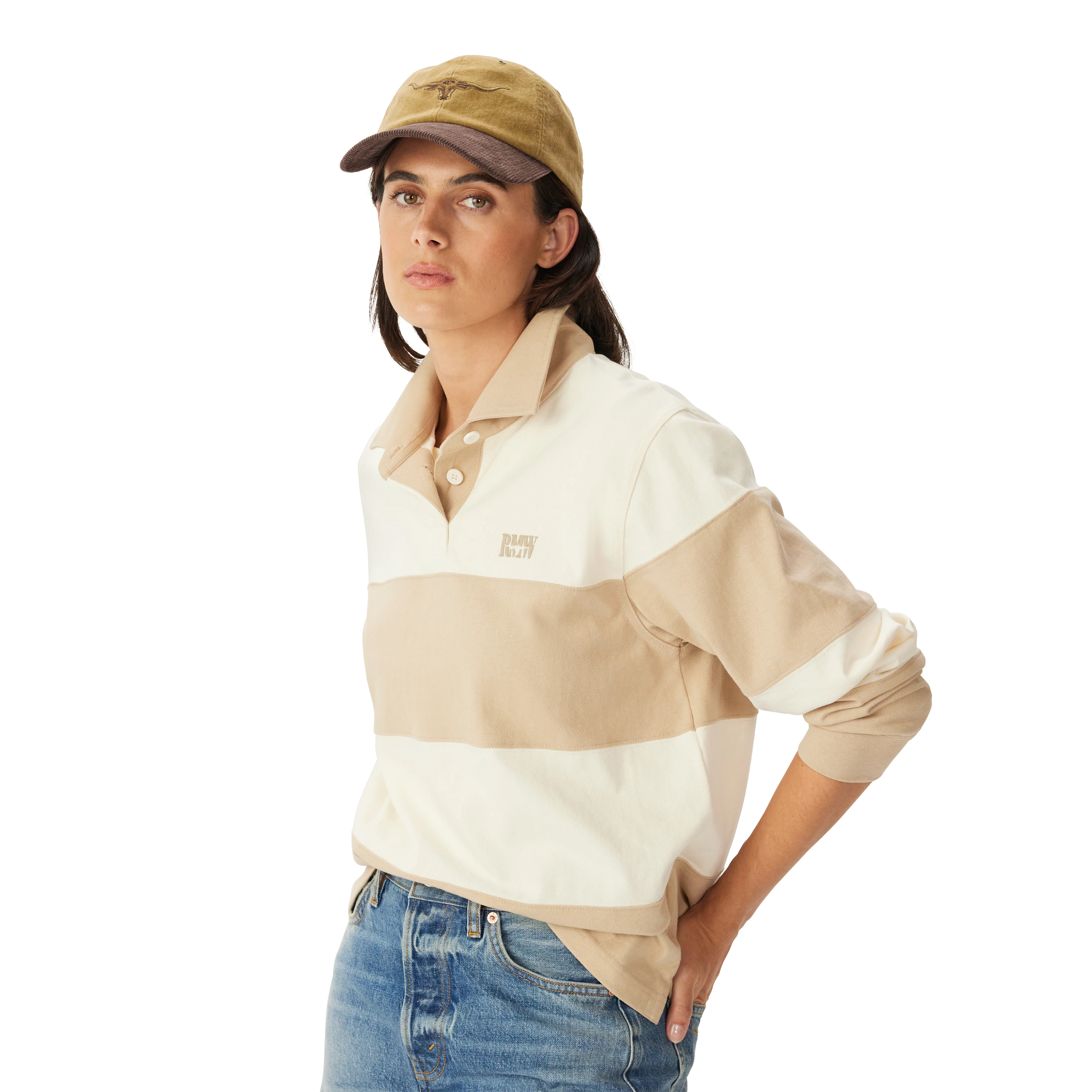 R.M.Williams Longhorn Wax Cotton Cap (ACX9OWA01) Tan - Image 6