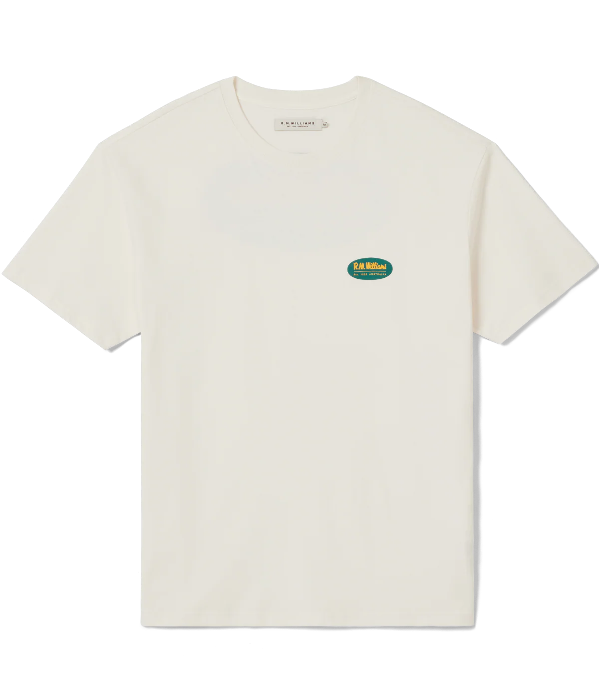 R.M.Williams Mens 90s Logo S/S Tee (KDU10JE01) White - Image 6