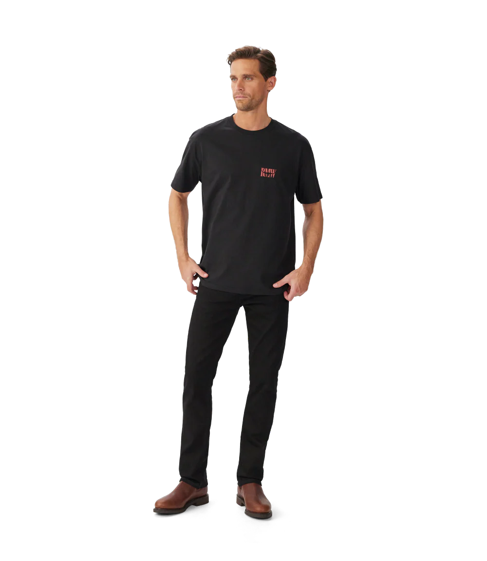 R.M.Williams Mens Branded S/S Tee (KDU10JE02) Black - Image 3