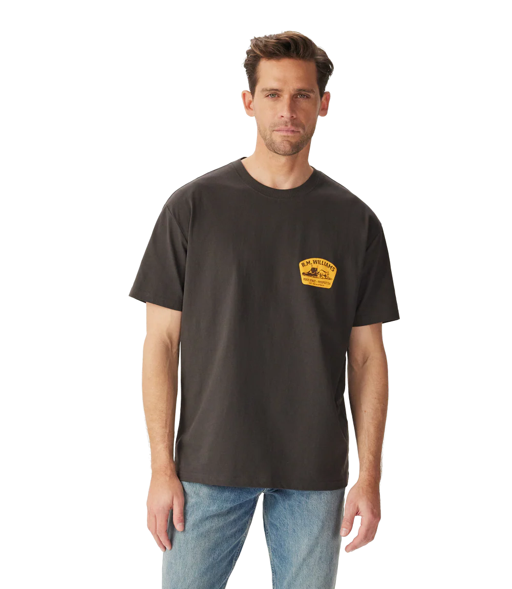 R.M.Williams Mens Craftsman S/S Tee (KDU10JE01) Vintage Black