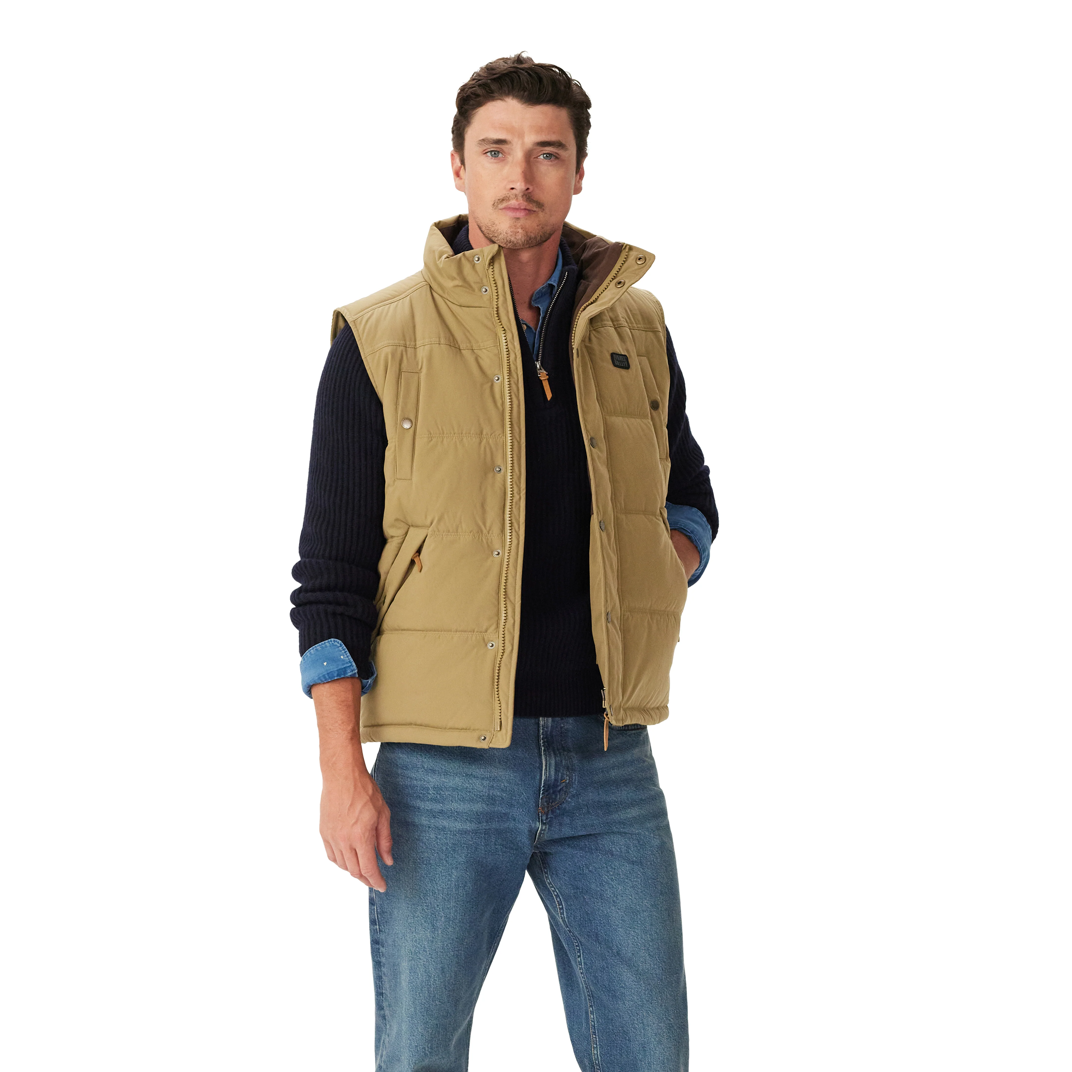 R.M.Williams Mens Kalkite Padded Vest (JV237NN01) Tan