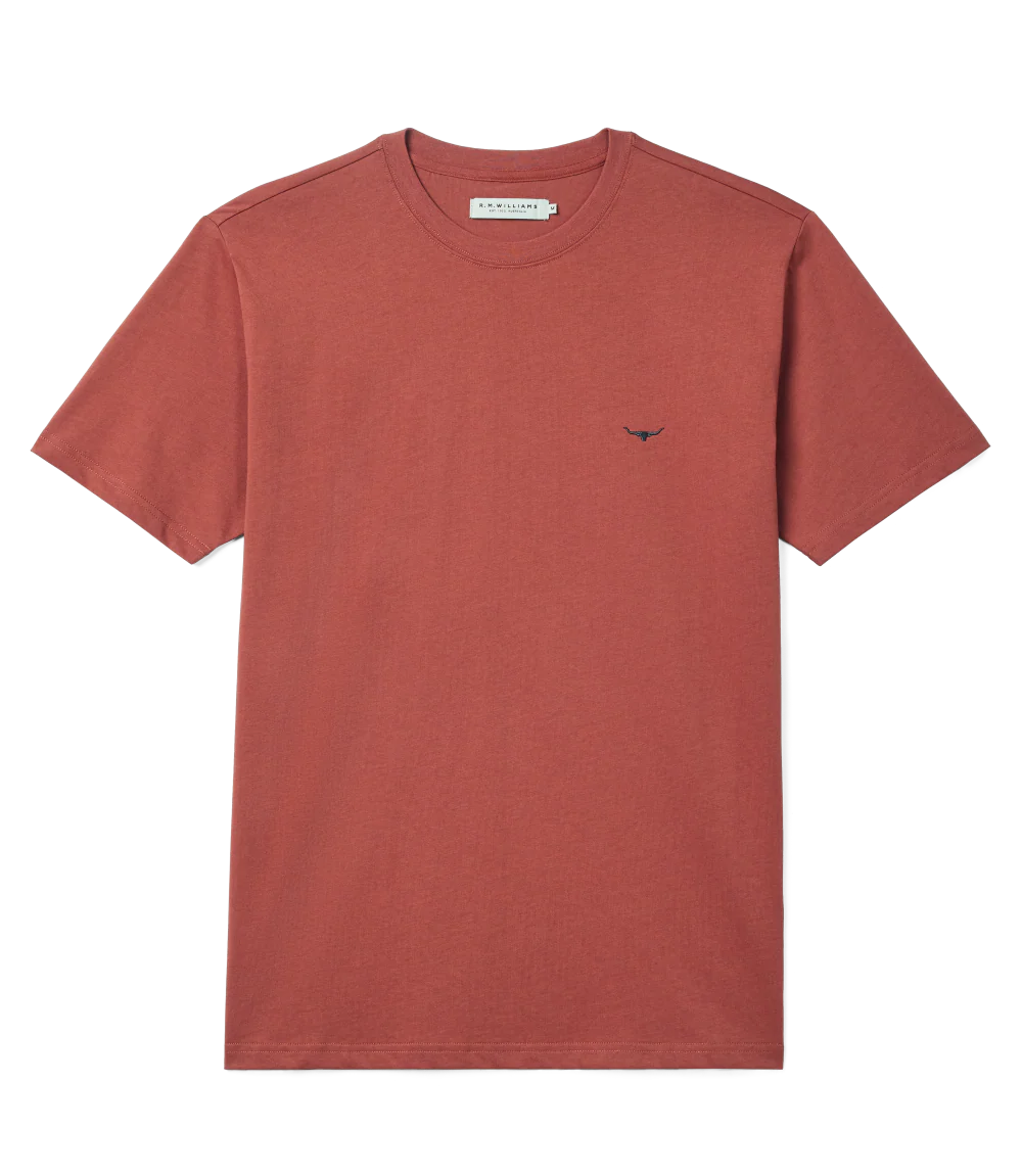 R.M.Williams Mens Parson S/S Tee (KD210JE53) Red - Image 4