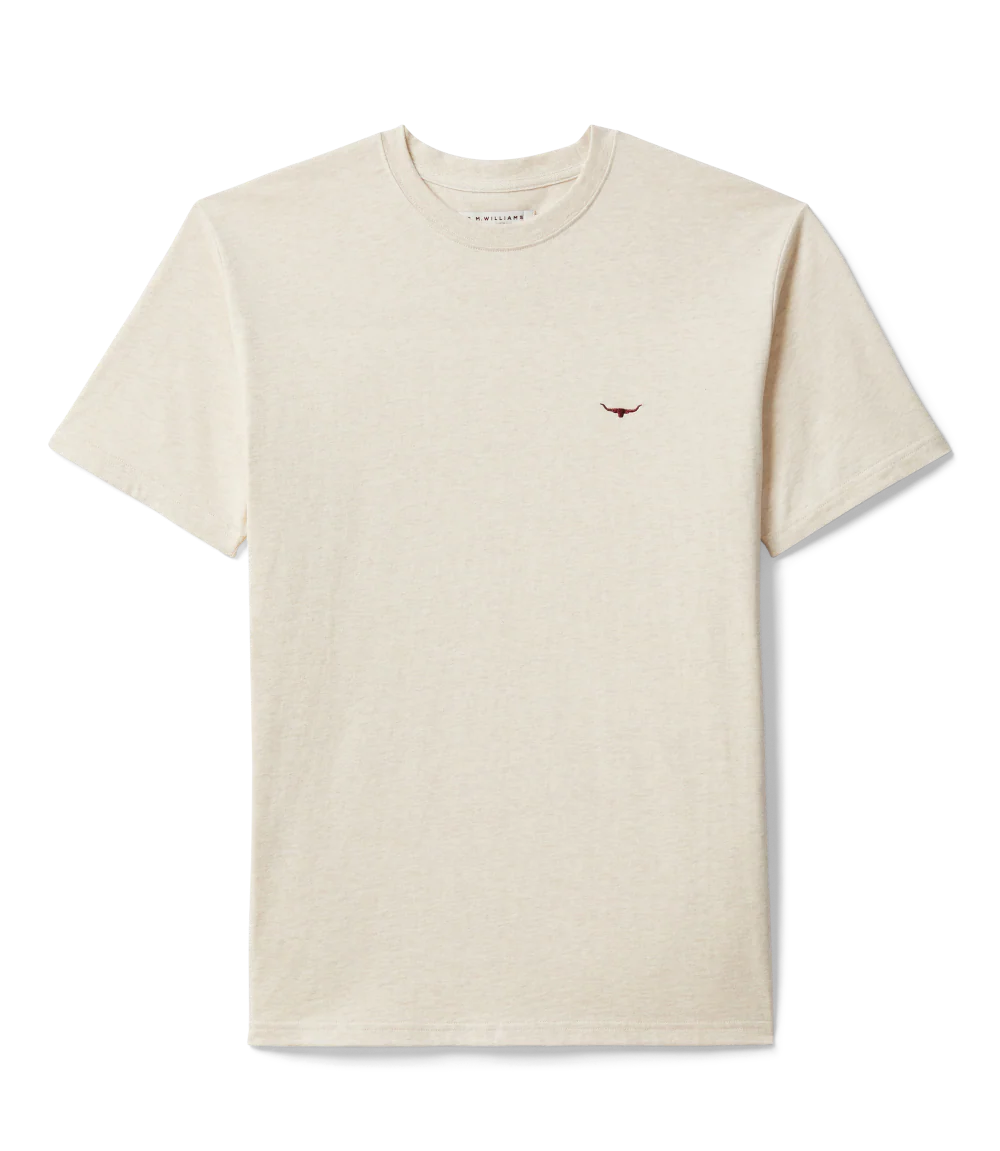 R.M.Williams Mens Parson S/S Tee (KD210JE53) Sand - Image 4
