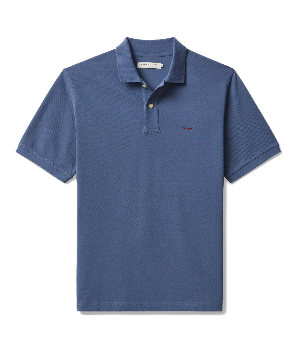 R.M.Williams Mens Rod Polo (KP210PQ23) Blue - Image 4