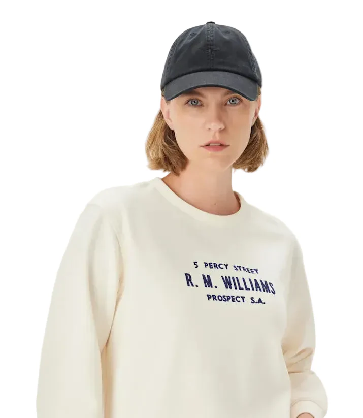 R.M.Williams Mini Longhorn Twill Cap (ACX9OWI13) Pewter - Image 5