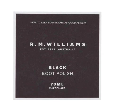 R.M.Williams Stockman's Boot Polish (CC244BP0201) 70ml Black - Image 3