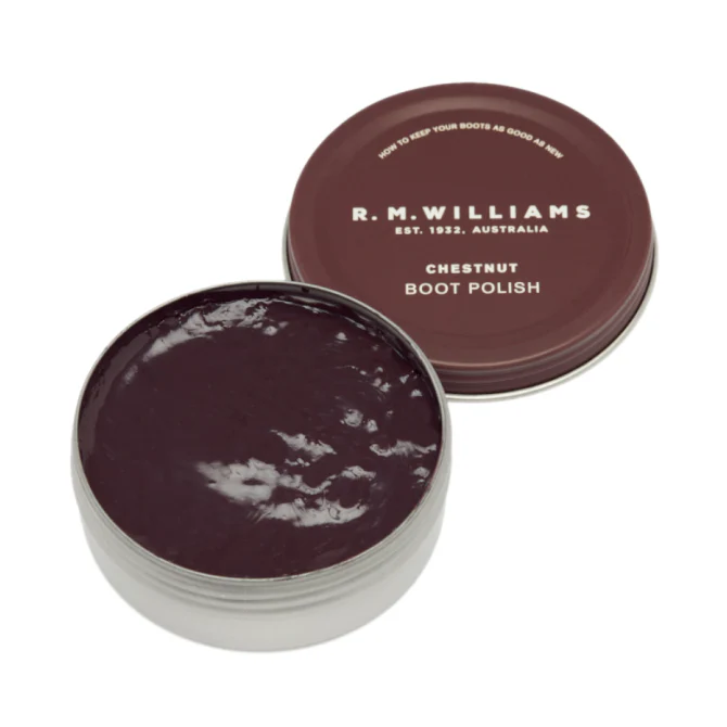 R.M.Williams Stockman's Boot Polish (CC244BP4101) Chestnut 70ml - Image 2
