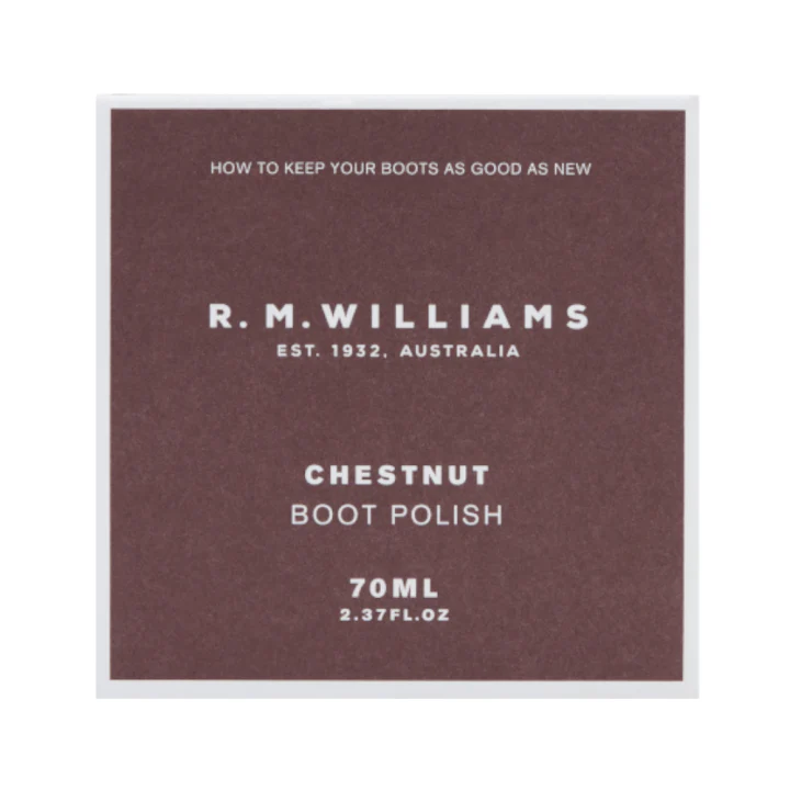 R.M.Williams Stockman's Boot Polish (CC244BP4101) Chestnut 70ml - Image 3