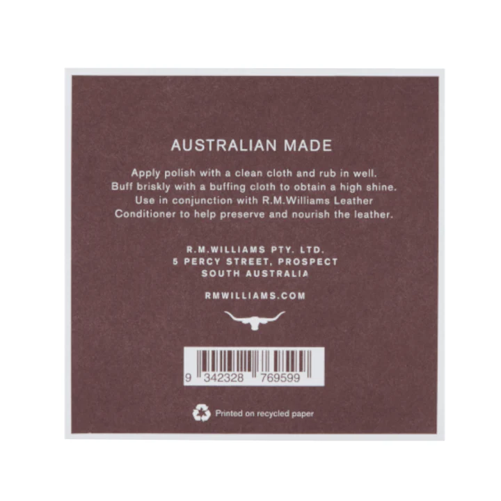 R.M.Williams Stockman's Boot Polish (CC244BP4101) Chestnut 70ml - Image 4