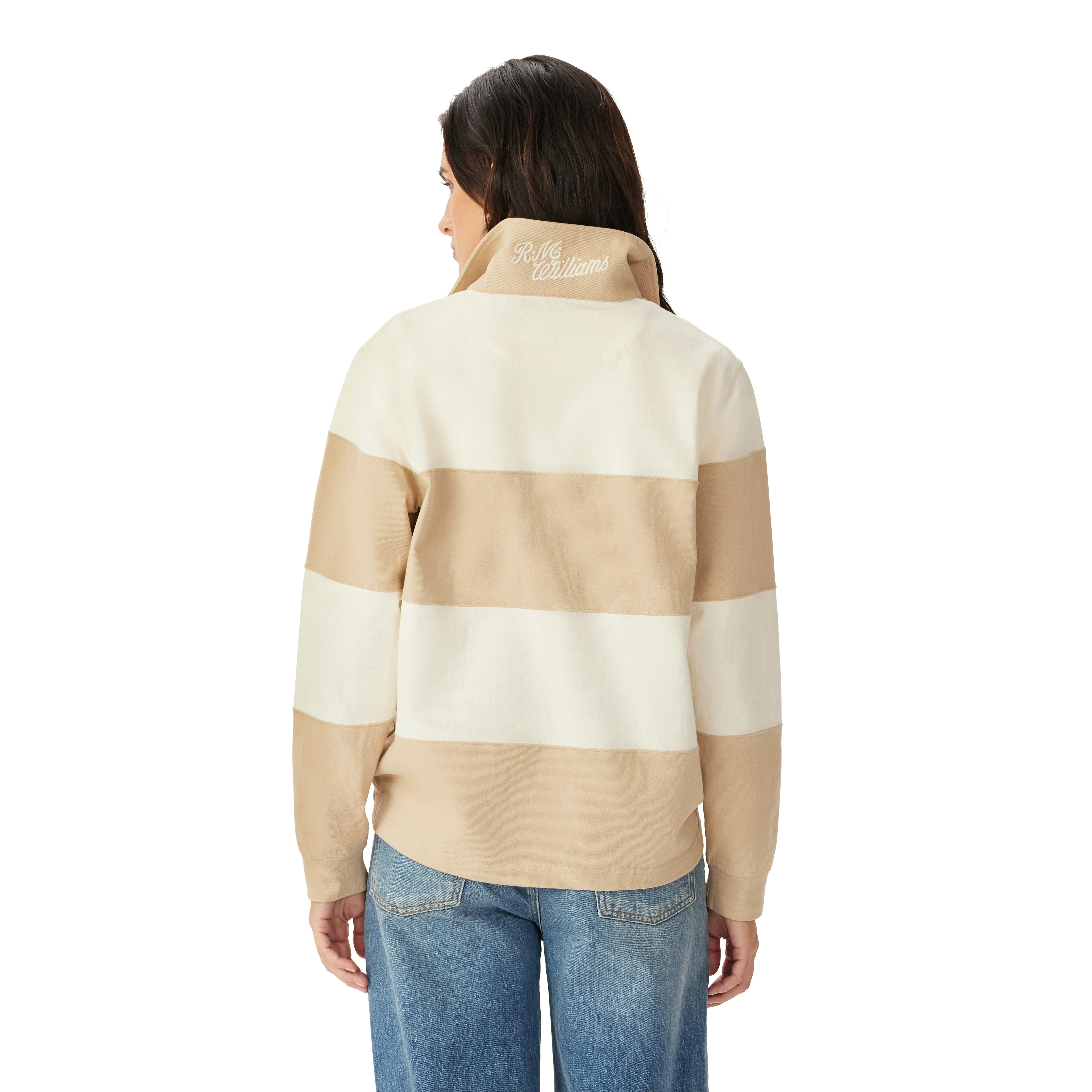 R.M.Williams Womens Narran 4 Panel Rugby (KRR00RJ01) Sand - Image 2