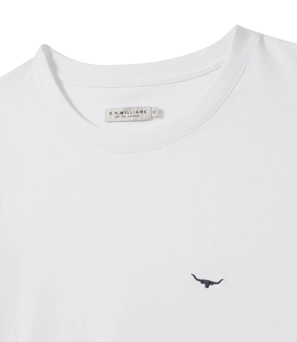 R.M.Williams Womens Piccadilly S/S Tee (KD810JE09) White - Image 4