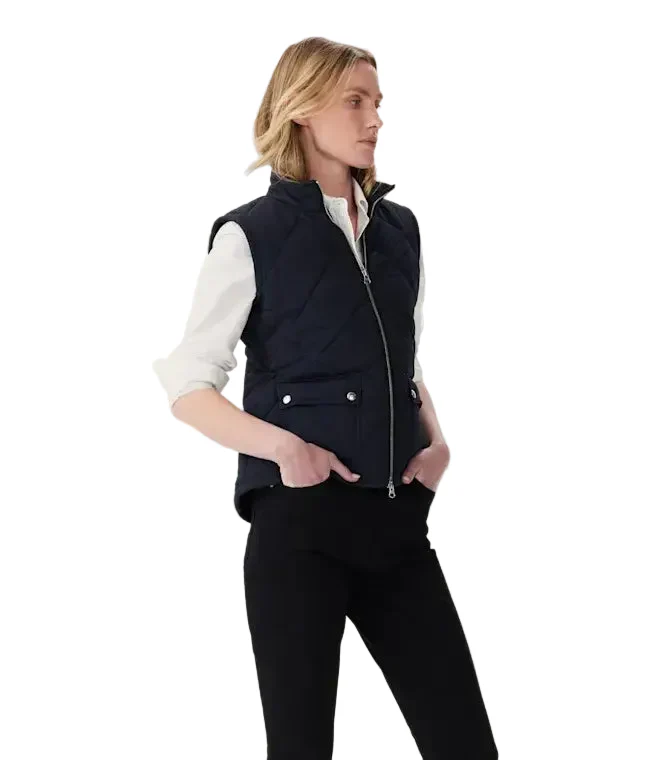 R.M.Williams Womens Willippa Vest (JV832NY02) Black - Image 2