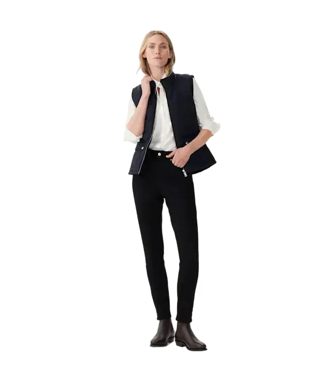R.M.Williams Womens Willippa Vest (JV832NY02) Black - Image 4