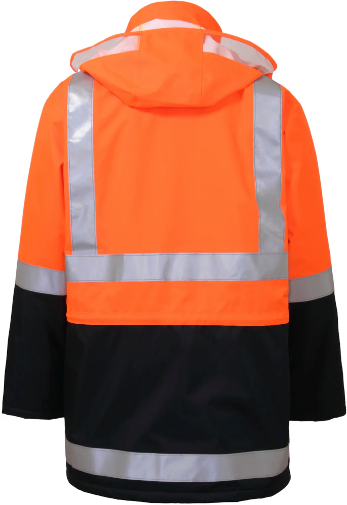 Rainbird Mens Hi Vis Sentinel Jacket (8485) Fluro Orange/Navy [GD] - Image 3