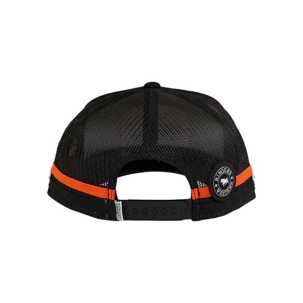Ringers Western Big Rig Trucker Cap (723154RW) Black - Image 4
